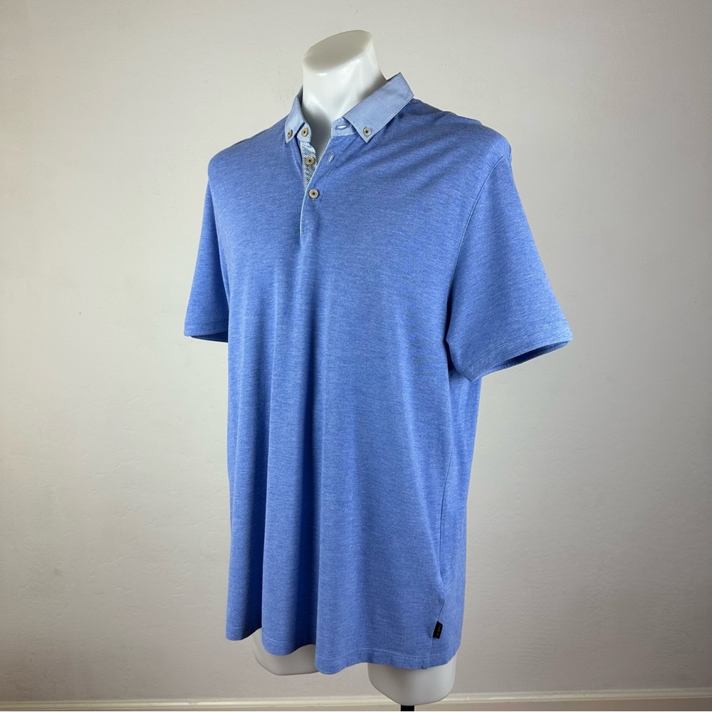 Ted Baker Contrast Collar Polo Shirt - Picture 6 of 8